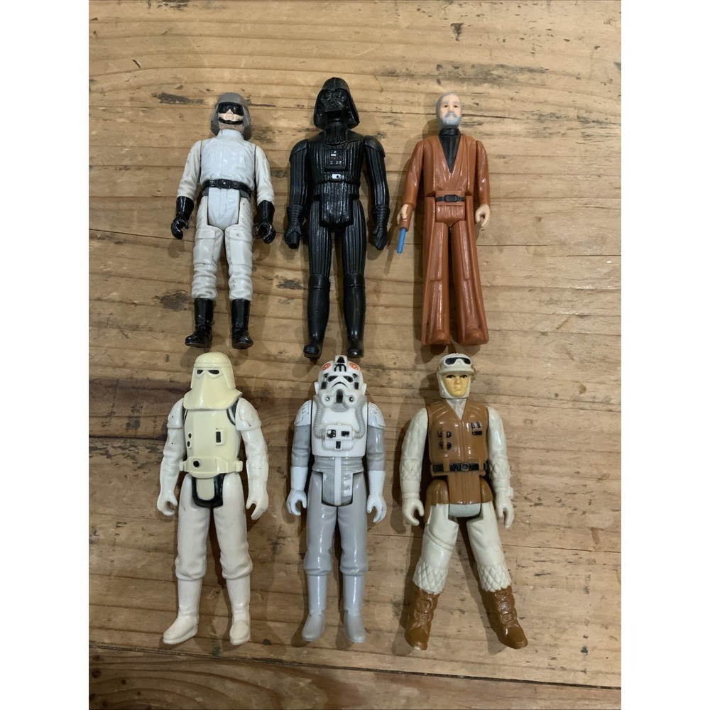 Lot Of 6 - Star Wars 1977-84 Vintage Action‎ Figures Toys